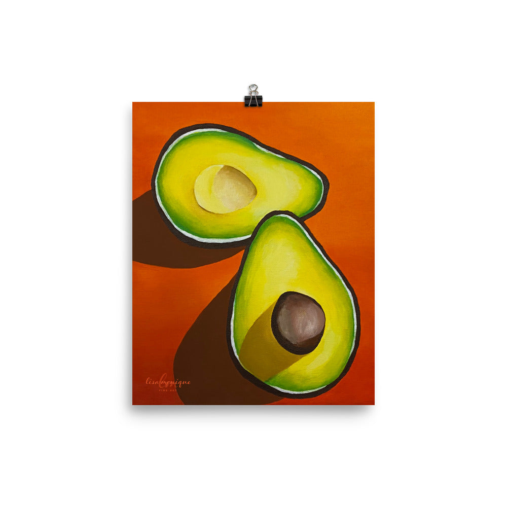 paritet vanter håndtering Avocado Poster Print – Lisa-Monique Fine Art